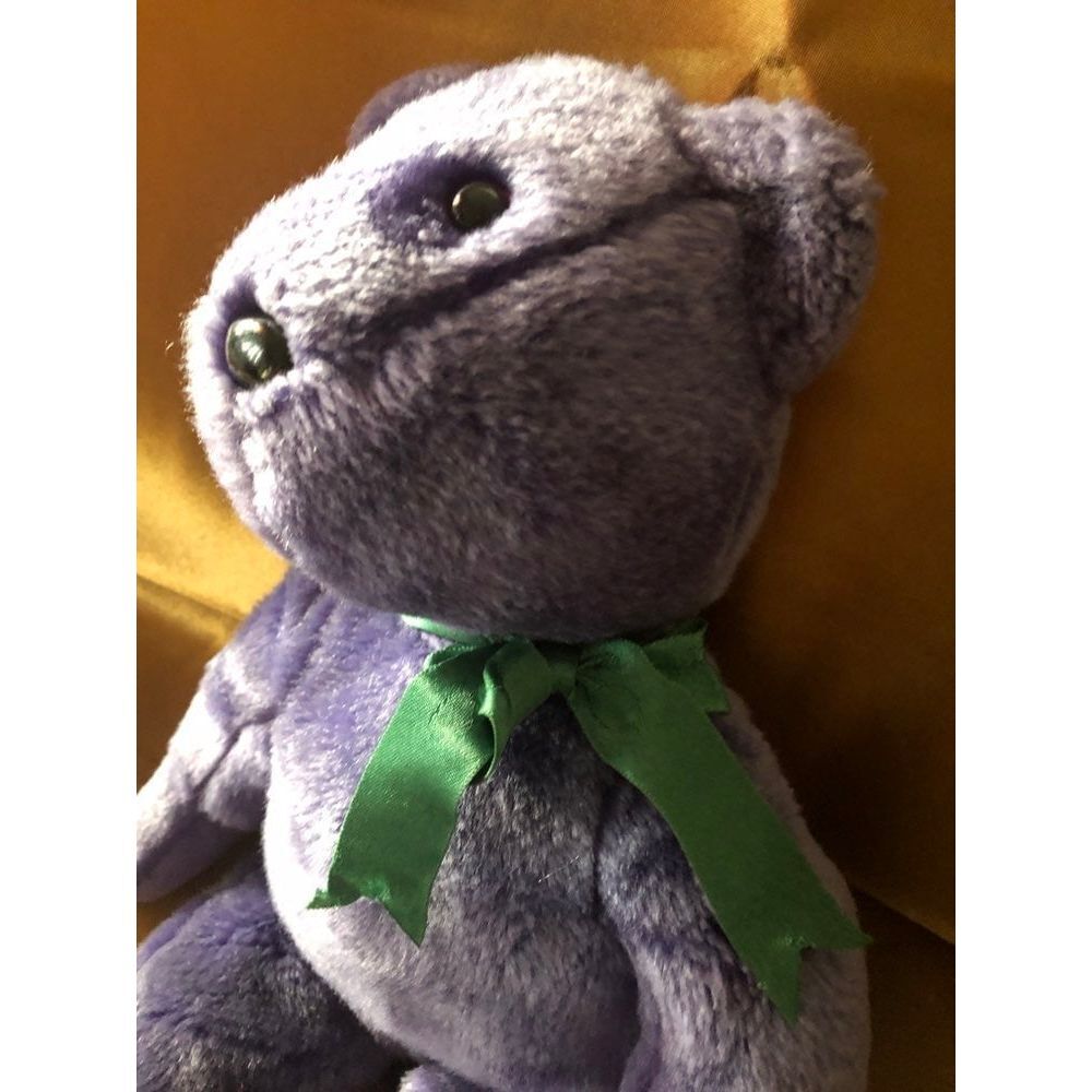 Ty purple Beanie‎ Baby Bear 2000 - Picture 4 of 7